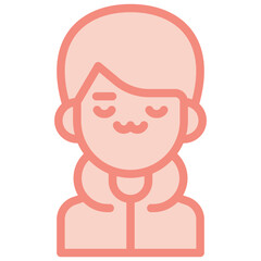 anime two tone icon