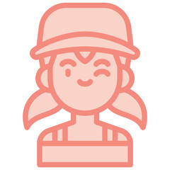 anime two tone icon