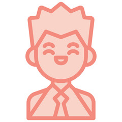 Obraz premium anime two tone icon