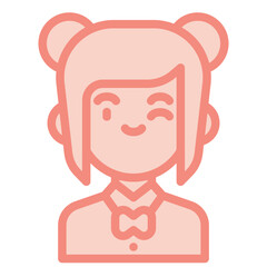 anime two tone icon