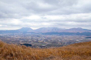 阿蘇の大観峰からの景色