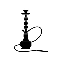 The hookah icon is a black smoking device on a white background.