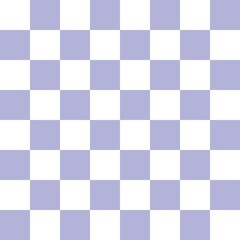 Purple and white checkerboard seamless pattern background. Vector illustration.