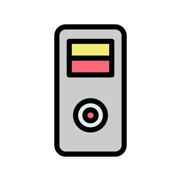 Cpu Line Filled Vector Icon Design