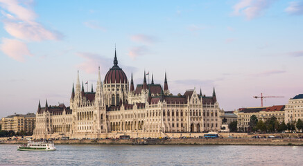 Fototapeta premium The Hungarian Parliament Building in Budapest