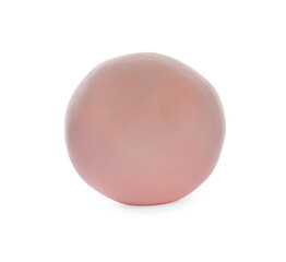Color play dough ball isolated on white