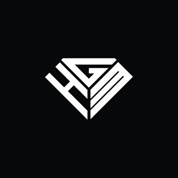 HGM letter logo creative design. HGM unique design