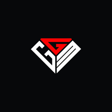 GGM letter logo creative design. GGM unique design