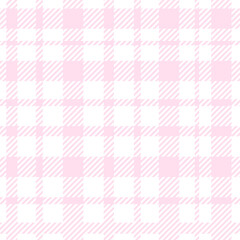 Seamless vector pattern with plaid in on-trend colors of pink and white. Abstract, tar tan, line print hand drawn. Designs for textiles, fabric, wrapping paper, packaging, social media.