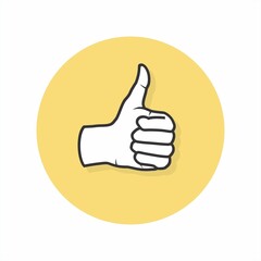 Vector of Thumbs Up Sign. Thumbs Up Icon, Illustration of Thumbs Up.