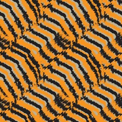 Abstract Brush Fur Seamless Pattern