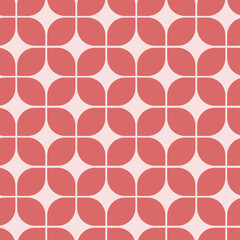 Geometric seamless pattern with simple shapes. Vintage background for wallpaper, tile, cover. Vector retro texture