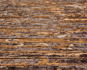 Wooden pier on the lake at daylight