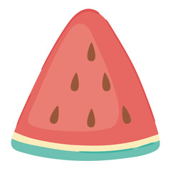 watermelon flat icon