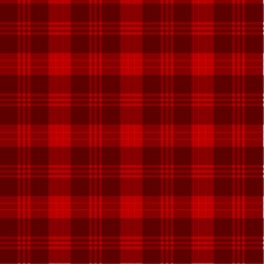 Vector Illustration Red Plaid Valentine Pattern