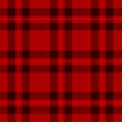 Vector Illustration Red Plaid Valentine Pattern