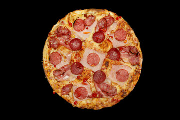 pizza isolated on white background