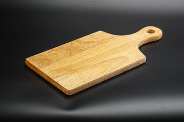 Wooden board for kitchen isolated