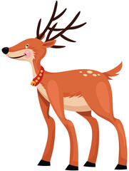 christmas  deer isolated