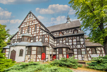 Swidnica, Poland - finished in 1656 and a Unesco World Heritage Site, the Church of Peace in Swidnica is a wooden masterpiece. Here in particular the external shape