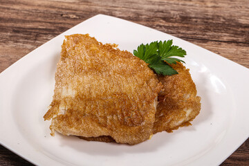 Roasted delicous seafood - stingray wings