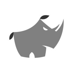 Rhino Logo Icon Symbol Vector Graphic Design