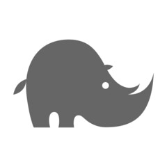 Rhino Logo Icon Symbol Vector Graphic Design