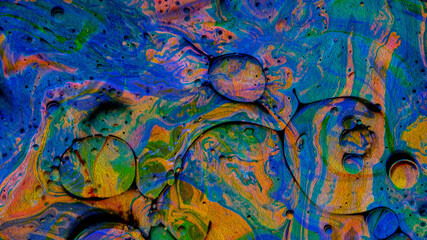 Abstract modern shape and color design background, Digital painting background concept, 