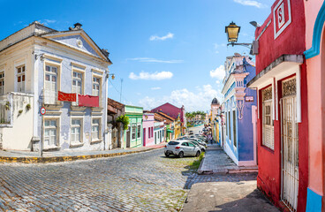 Fototapeta Panorama da Rua 15 de Novembro - Sítio Histórico de Olinda obraz