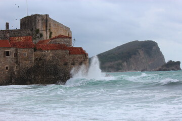 castle in the sea