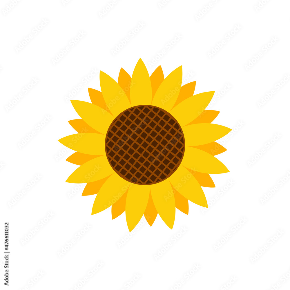 Canvas Prints sunflower logo icon design template vector
