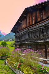 Traditionelles Bauernhaus in Brand/Vorarlberg