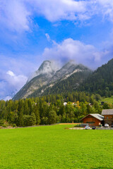 Gemeinde Brand im Brandnertal in Vorarlberg - &Ouml;sterreich