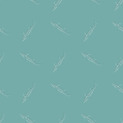 Obraz premium Leopard shark seamless pattern in scandinavian style. Marine animals background. Vector illustration for children funny textile.