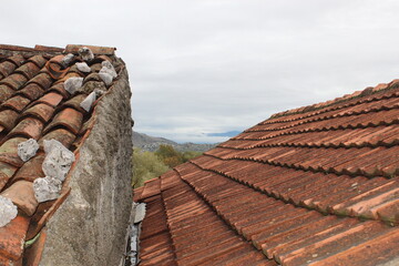 roof of the house