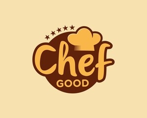 Good chef restaurant logo design template