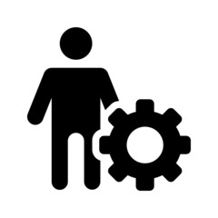 Obraz premium management icon 