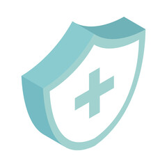 Fototapeta premium healthcare medical shield