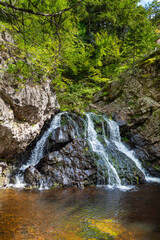 waterfall in Truro park. Nova Scotia. Canada