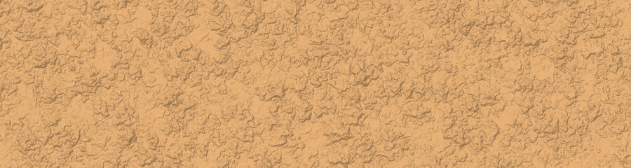 Abstract texture of rough surface. Brown pattern on plane. lunar surface. Horizontal image. banner for placement on site. 3D image. 3D rendering.