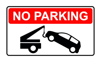 zakaz parkowania - obrazy, fototapety, plakaty