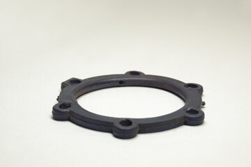 fuel pump gasket, plastic, black one, diaphragm gasket from middle of housing