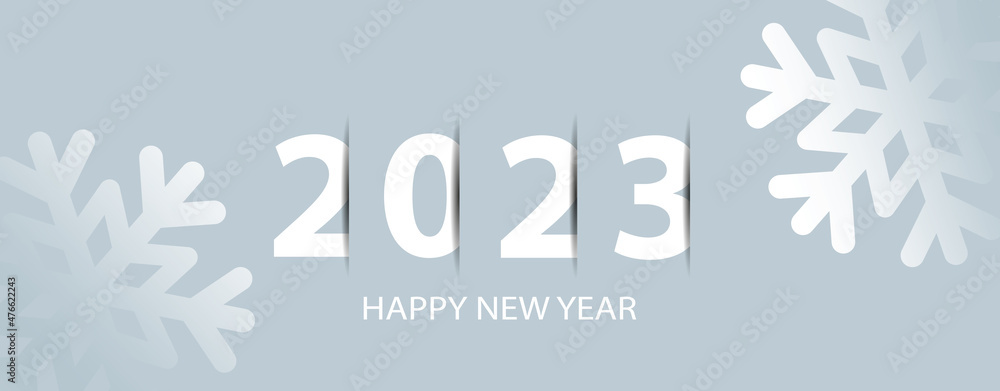 Wall mural 2023 happy new year