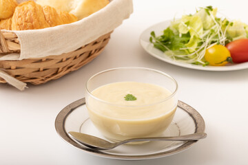 えだ豆の冷静スープ