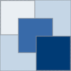 Seamless pattern on a square background - patchwork quilt. Design element.