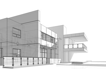 3d rendering of a building