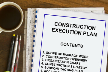 Construction execution plan