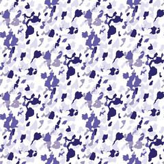 Vector stone shards textured pattern background. Irregular crystal shapes backdrop. Purple periwinkle grain granite particles. Igneous rock texture of mineral crystals. Stone surface abstract repeat