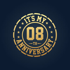 It's my 8th Anniversary, 8th Wedding Anniversary celebration