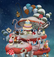 Wonderland new year party - 476633099
